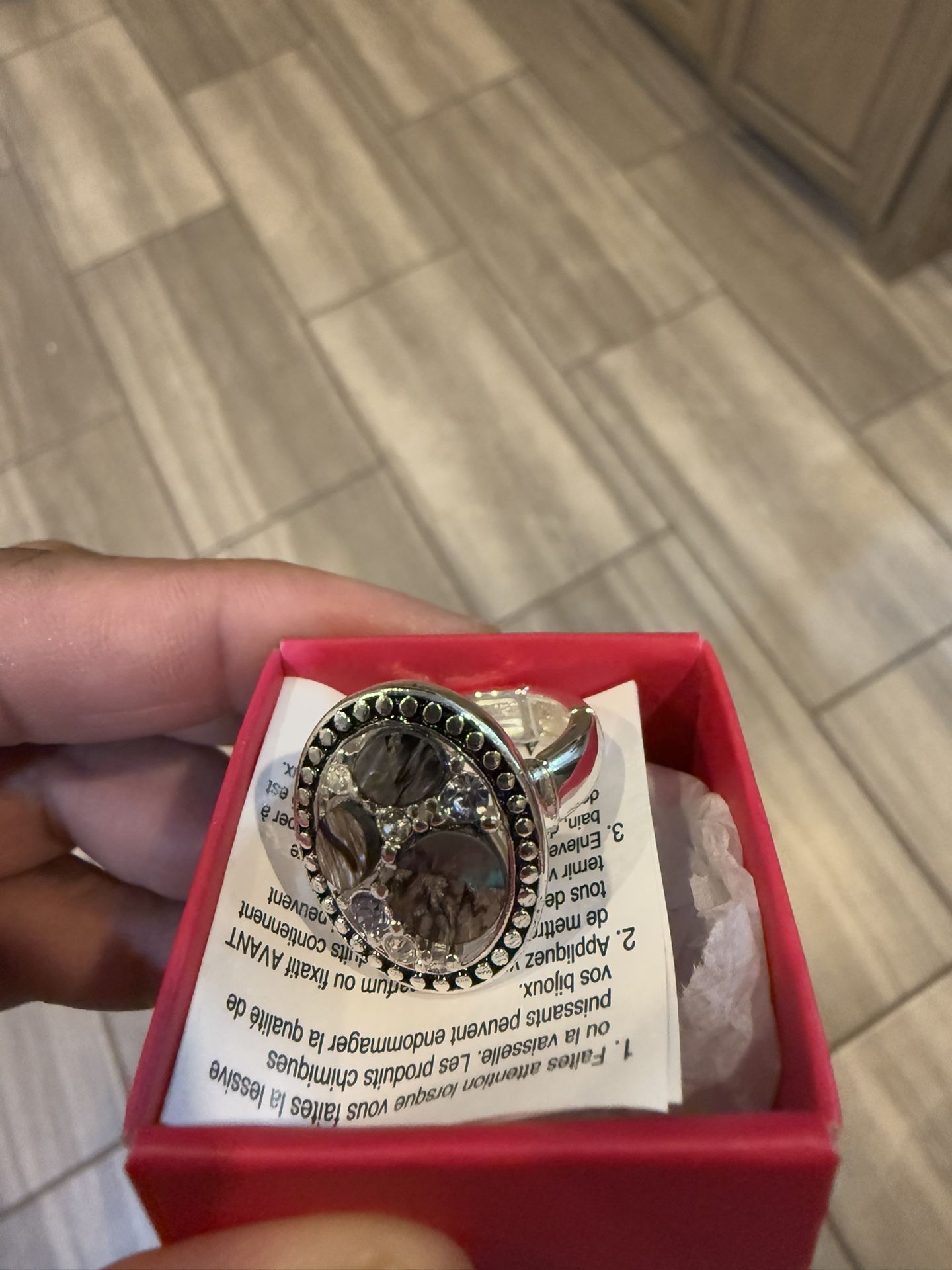 New! Authentic Abalone Stretch Ring