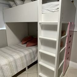 IKEA Bunk Bed Loft With Drawers And Storage 