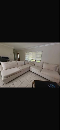Custom L shaped couch