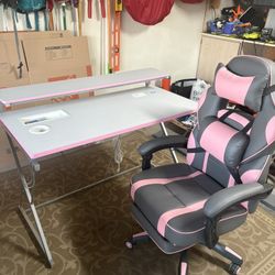 Gaming Desk And Chair 