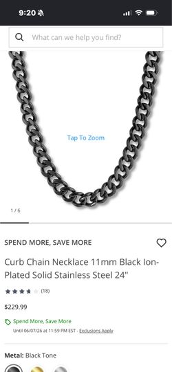 Curb chain necklace