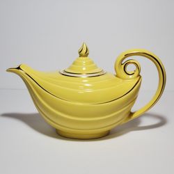 Hall Aladdin Teapot Yellow Vintage