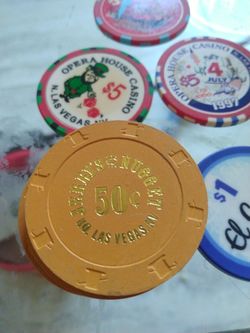 Casino Chips Gambling Tokens $3:Each