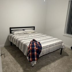 Bed Frame + Mattress Set – Like New (7 Months Old)