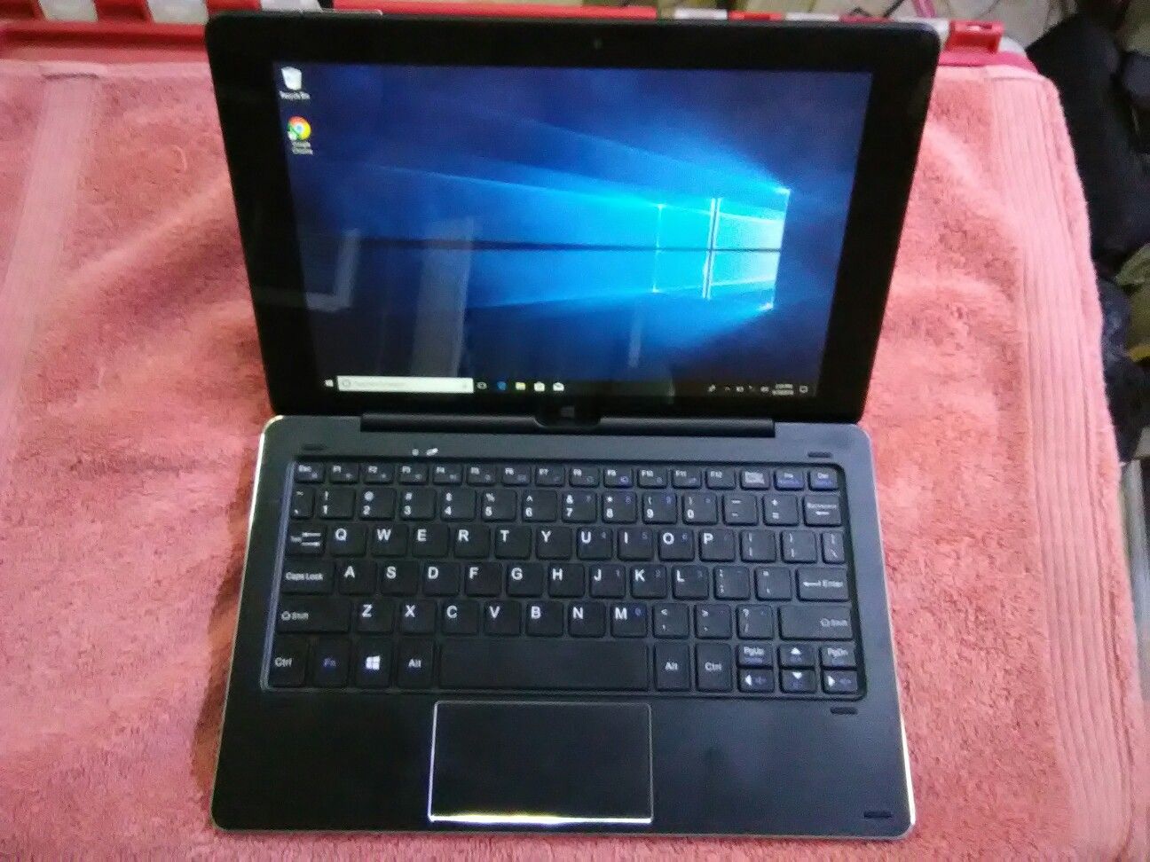 NuVision Duo 10 Windows 10 tablet PC computer TM101W625L