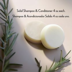 Shampoo & Conditioner Solid Bar 80-90 Wash 