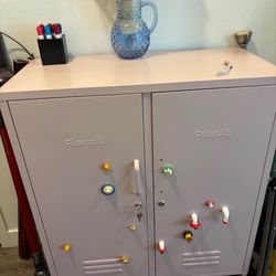 Metal Shoe Storage Cabinet 