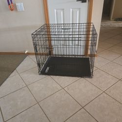K-9 Keeper ~ 2 Door Dog Crate ~ 30"x21"x24"