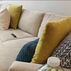 Living Spaces- Great Condition- Three Piece Sectional