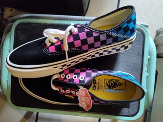 VANS Ultra Cush Shoes Purple Blue Pink Fade