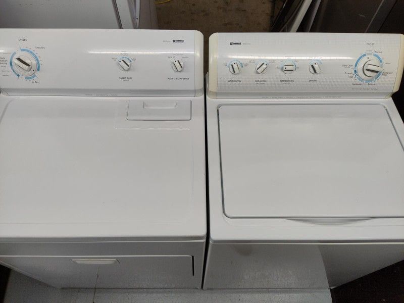 KENMORE WASHER AND DRYER SET