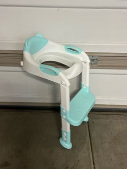 Potty Training Toilet Chair Seat with Step Stool Ladder for Kids