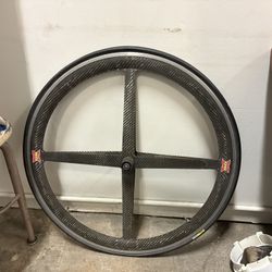  carbon fiber 4-spoke track wheel EBY