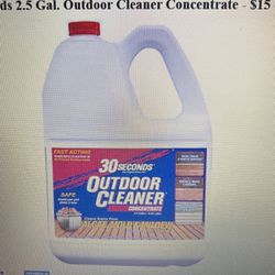 30 second outdoor cleaner 2.5 gallon concentrate