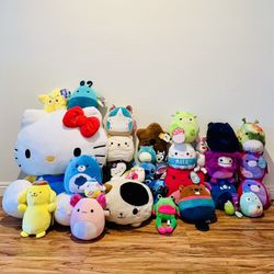 squishmallow + other plushies for sale