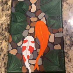 Koi Pond Painting 