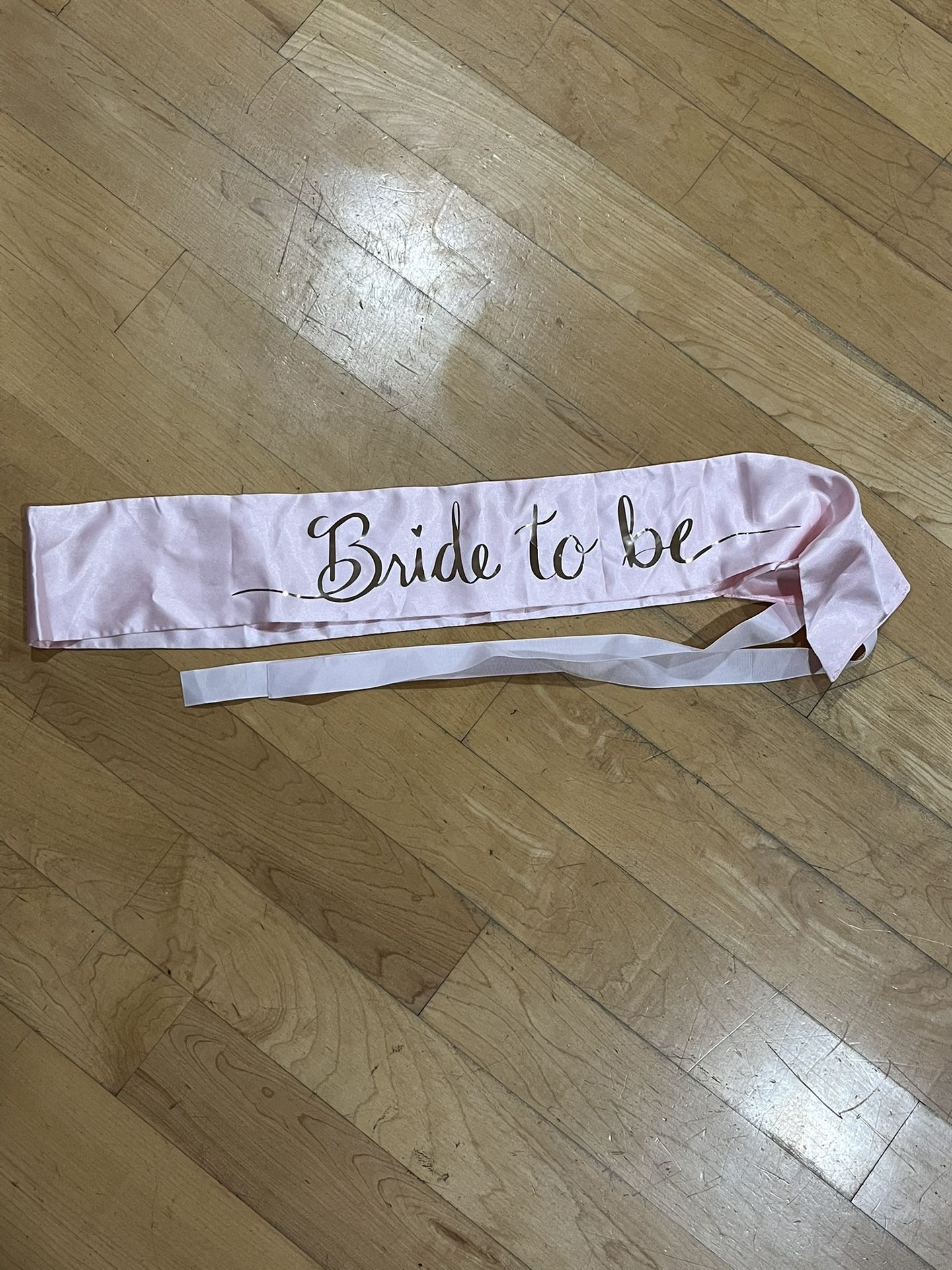 Bride To Be Sash Pink