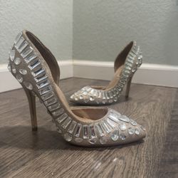 Steve Madden Crystal Stiletto Heels – Discontinued + Rare – Size 6.5 – $50