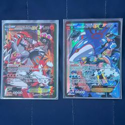 Team Magma Groudon And Team Aqua Kyogre 