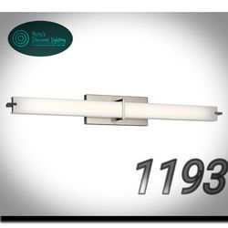 Kichler 11147NILED 37.5" LED Linear Bath Vanity Brushed Nickel