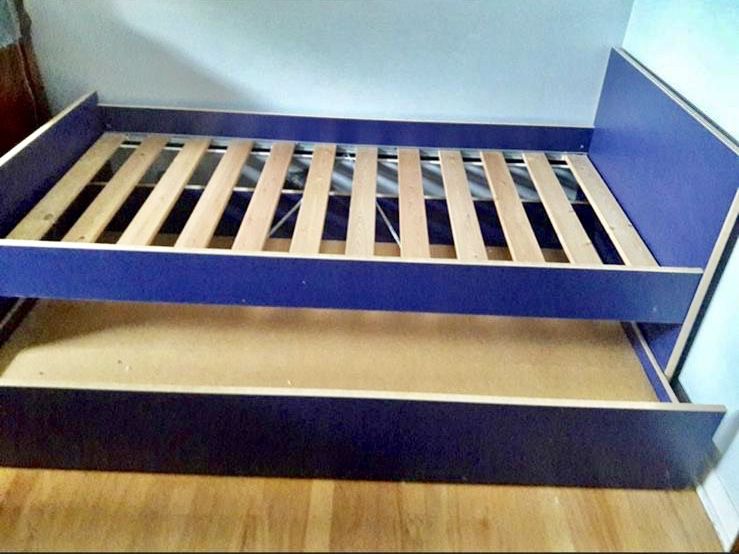 Twin trundle bed with matching night stand. Excellent condition. Need it gone ASAP.