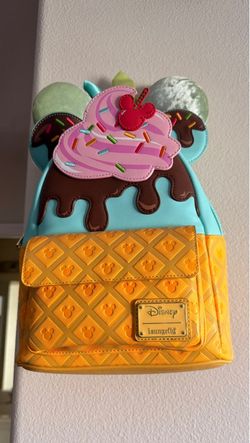 Loungefly Disney Ice Cream Sundae Mini Backpack