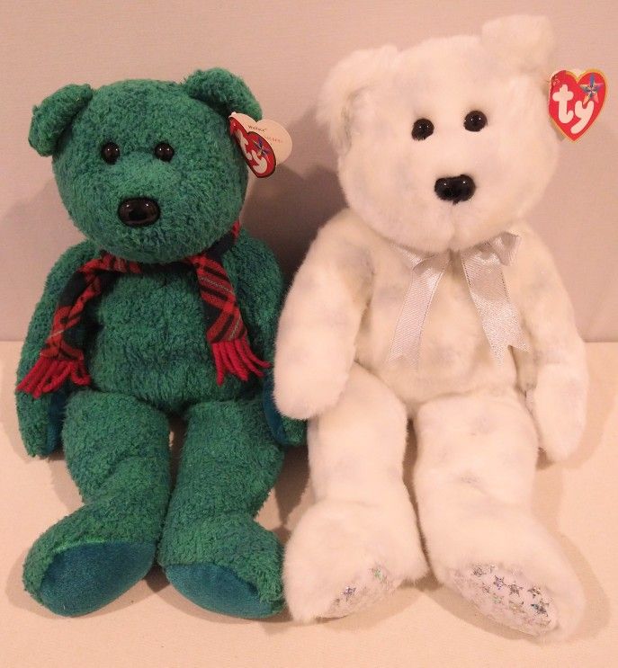 Retired Ty Beanie Buddies--Teddy Bear Duo $15 each