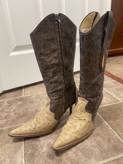 Women’s Cuadra genuine ostrich boots size 8.5 EXCELLENT CONDITION!