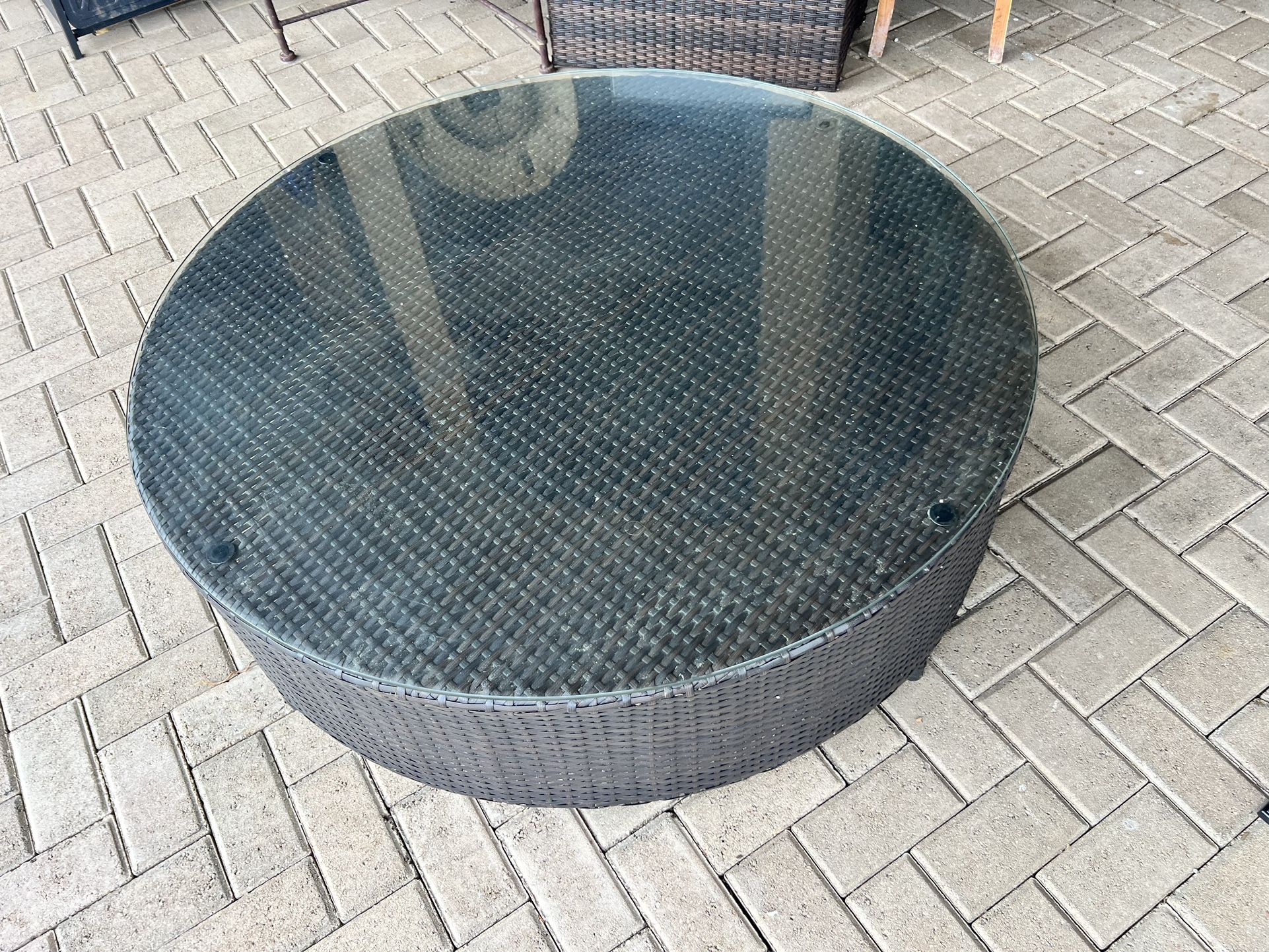 4ft By 4ft Tempered Glass Table , Priced To Sell