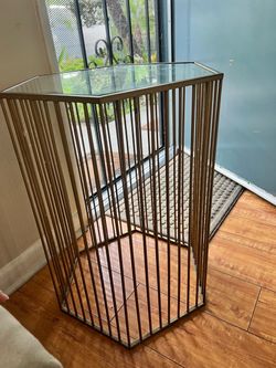 Urban outfitters glass accent table