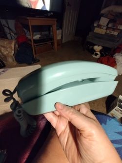 Vintage Aqua Trimline Phone