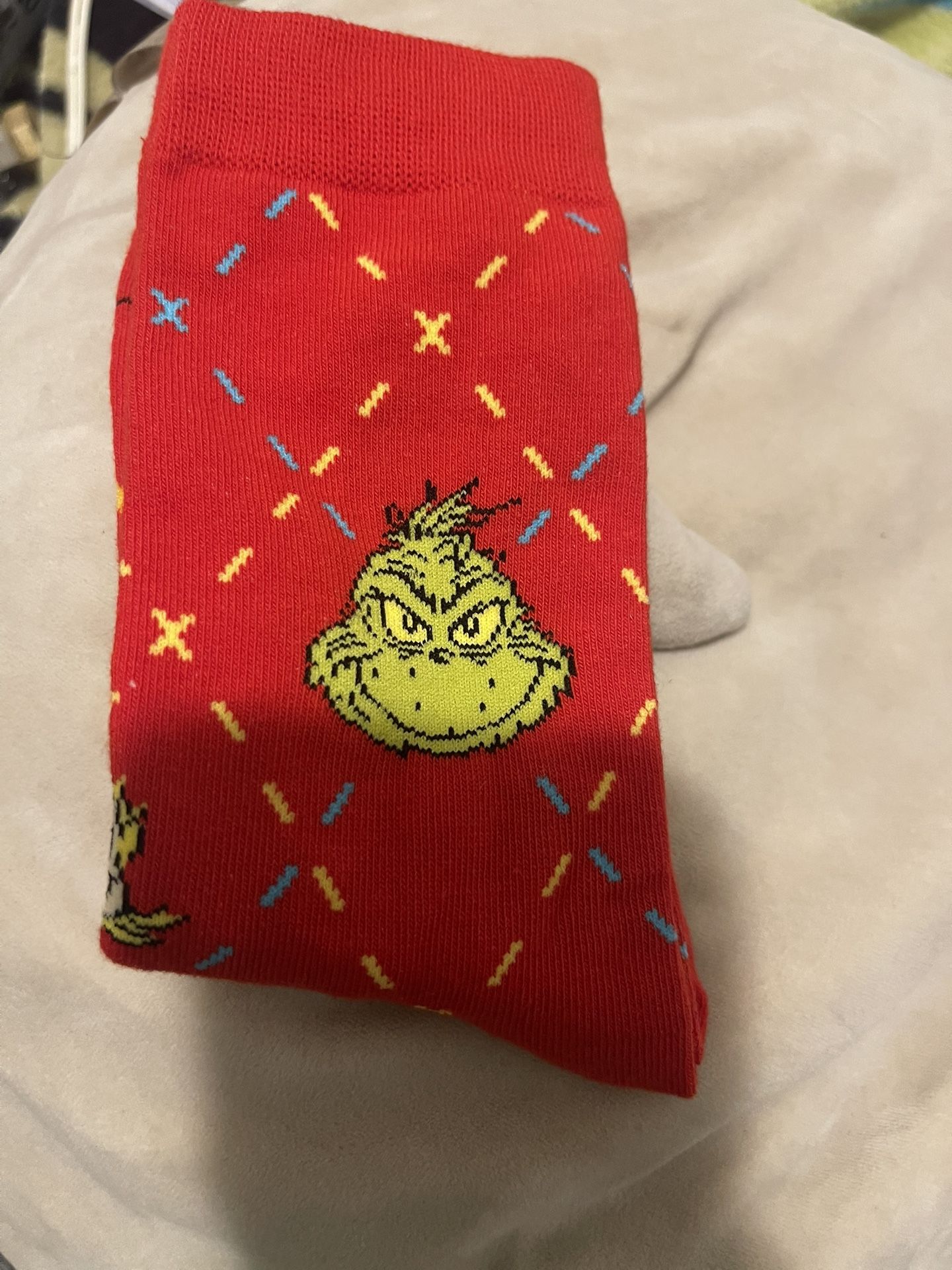 Grinch Socks