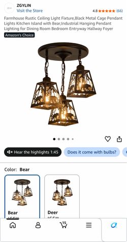 3 lights ceiling lamps  $35