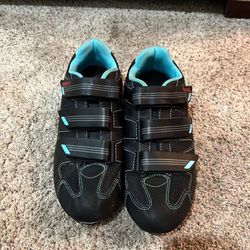 Diamondback Womens Lux Mountain Bike Shoes Size 43 Clipless Cycling Shoe 