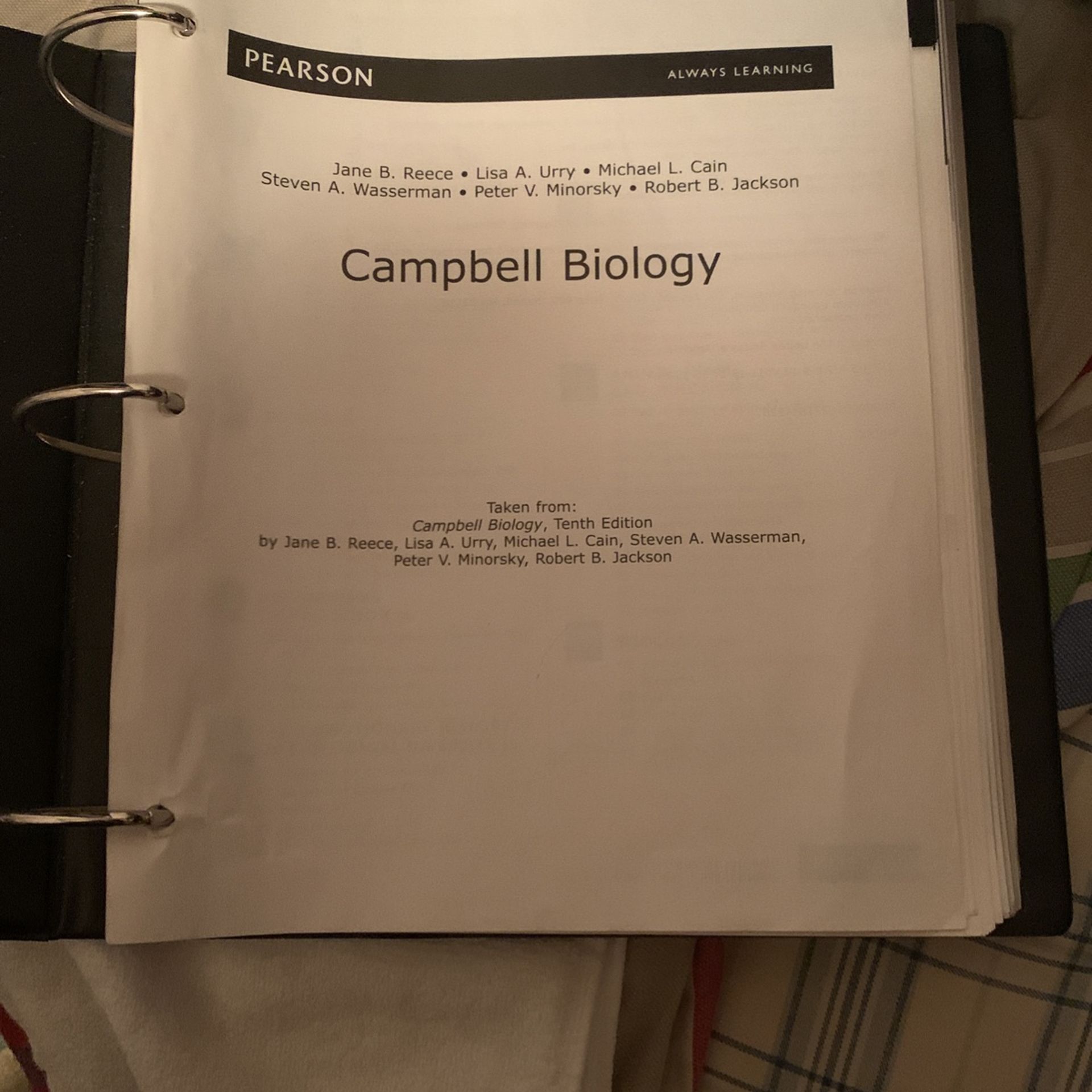 Campbell Biology Book