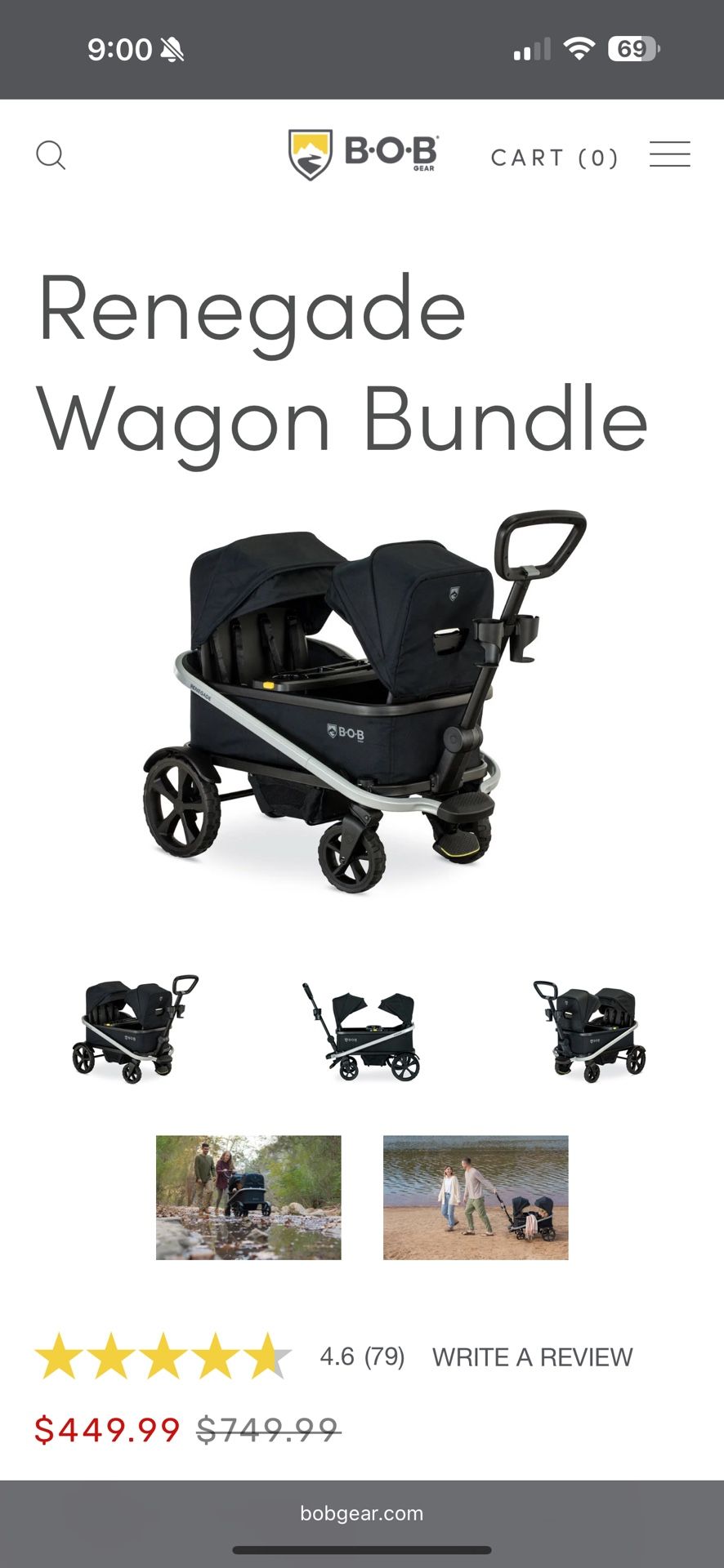 BOB Renegade Wagon Stroller 