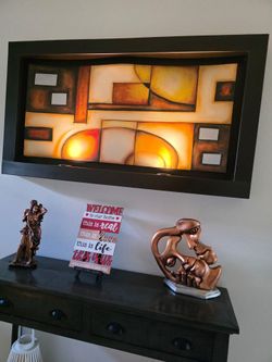 Wood Frame with lights