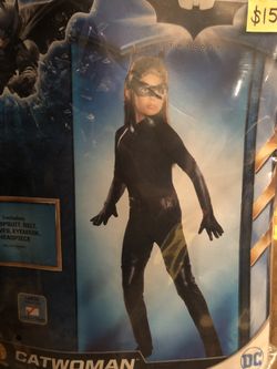 NEW Catwoman Halloween Costume size large (kid size)