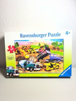Ravensburger Kid’s Puzzle “Construction Crowd” 60 pc As New