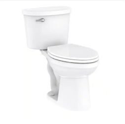Gerber
Maxwell Choice 12 in. Rough-in 2-Piece 1.28 GPF Single Flush Elongated Chair Height Toilet in White with Soft Close Seat