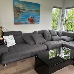 Dania Couch And Arm Chair 