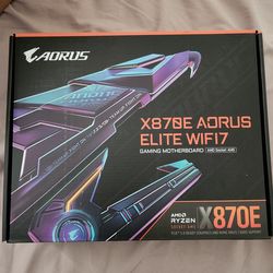 Gigabyte x870e aorus elite wifi7 gaming motherboard