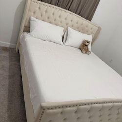 King Bed Frame And Mattress. Price Including Delivery 