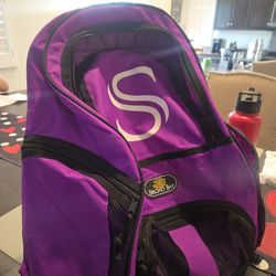 Purple Soccer Bag