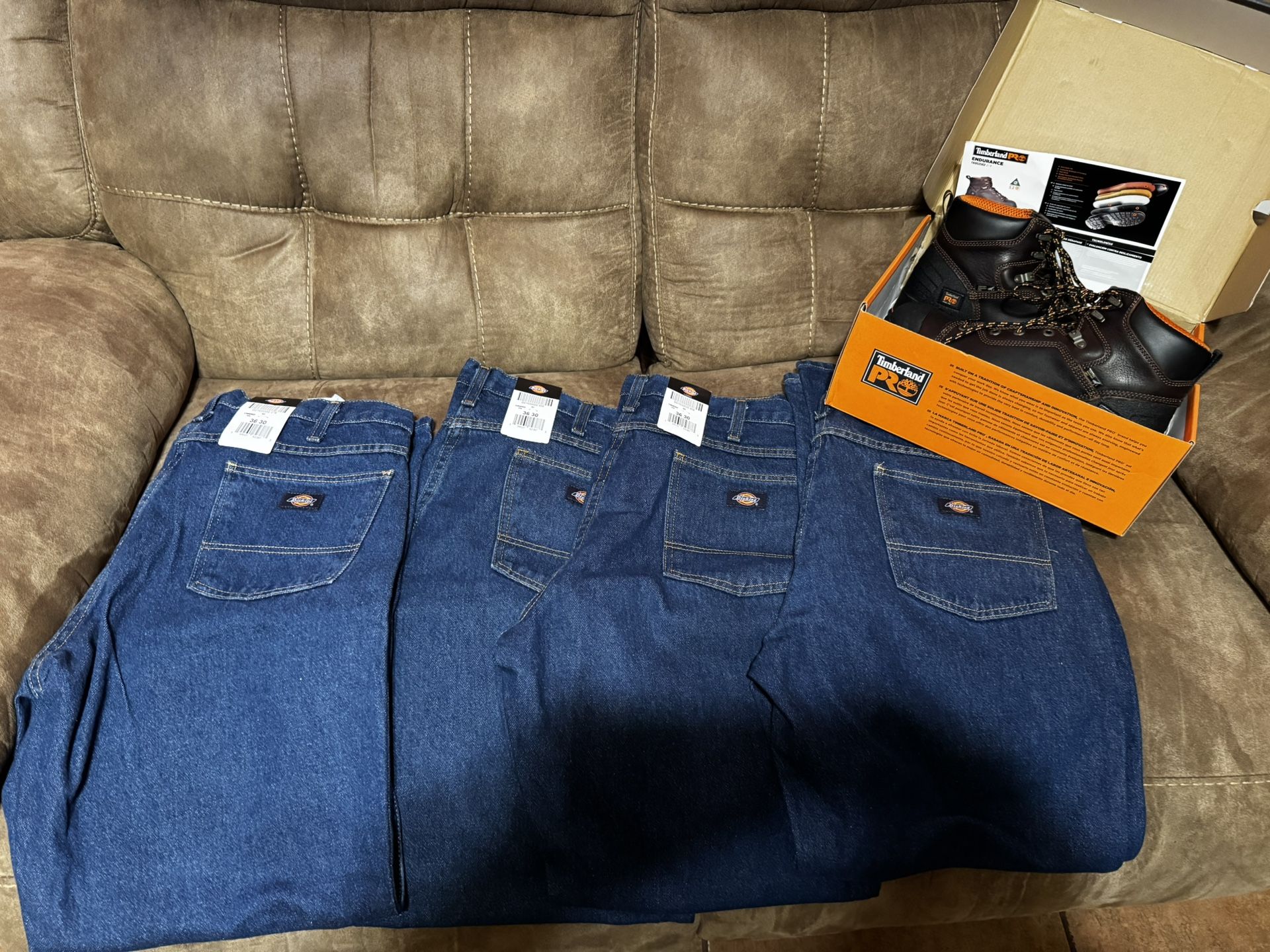 Dickies Work Pants And Timberland Work Boots $160