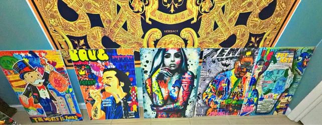 Custom canvas art