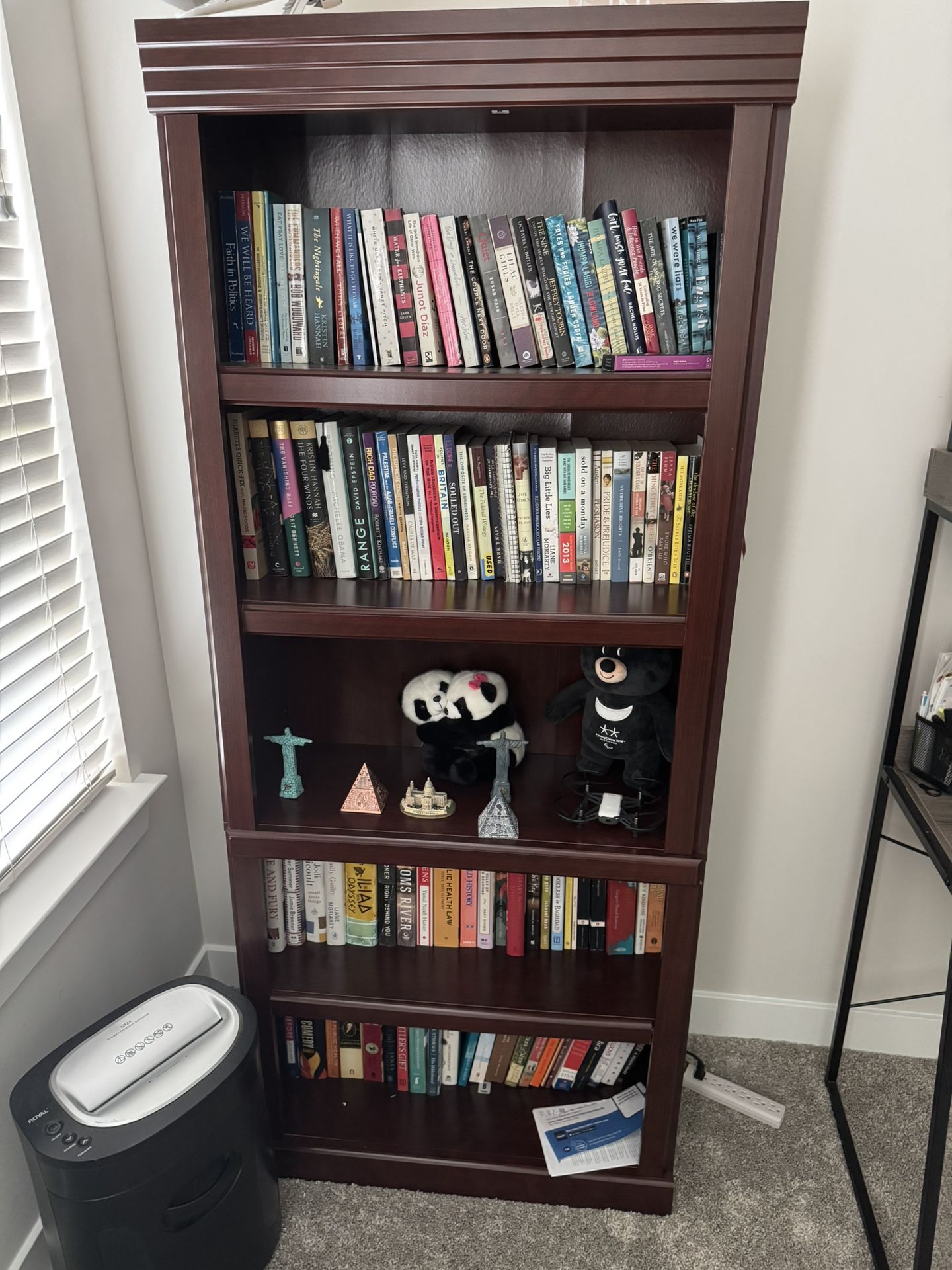 Set Of 2 Wooden Bookshelves