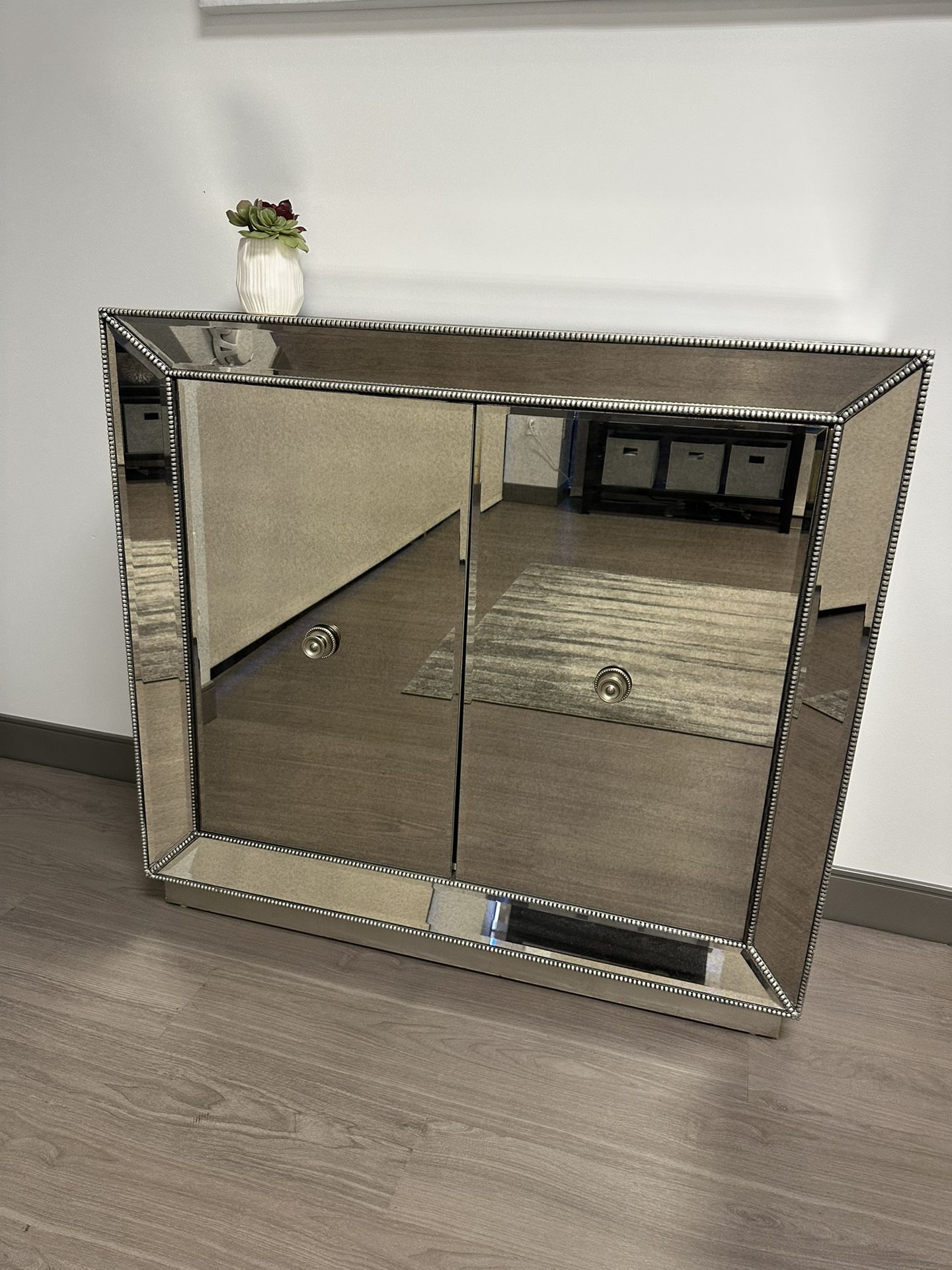 Z Gallerie Omni mirrored buffet cabinet