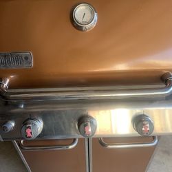 Weber Genesis E-310 BBQ Grill Propane (Orange) For Sale