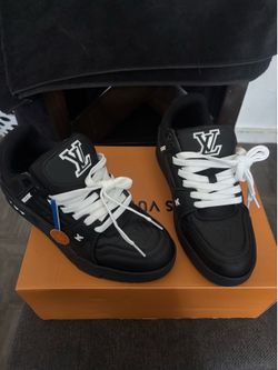 New Louis Vuitton Black& White Shoe For Men